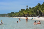 Белый бляж Филиппины Боракай
